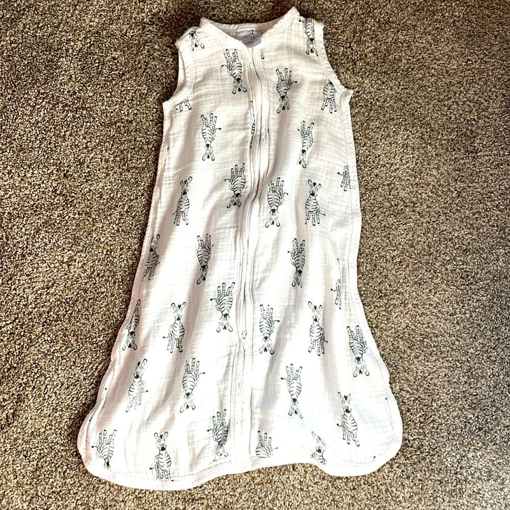 Aden + Anis zebra sleep sack
